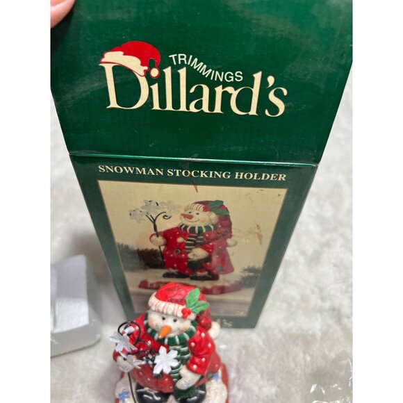 Dillards snowman stocking holder heavy duty - Picture 2 of 6